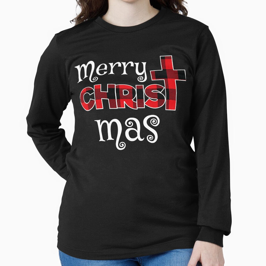 Merry Christmas Christians Gifts Buffalo Plaid Pajamas by PatrickRda