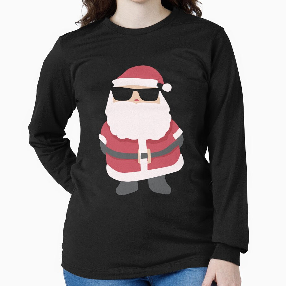 Funny Santa Clause Graphic With Shades by L-and-X