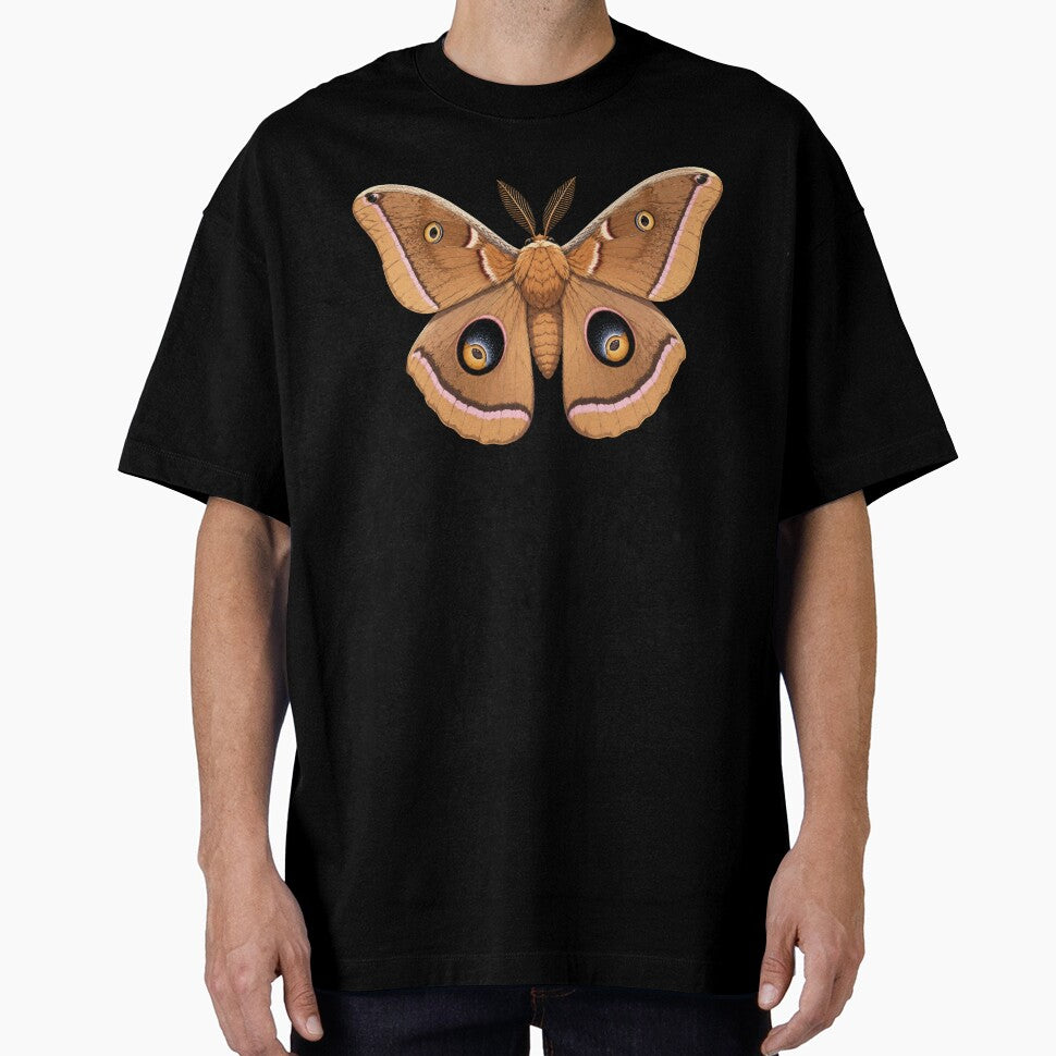 Polyphemus Moth Antheraea polyphemus Anime Style by Harpagann