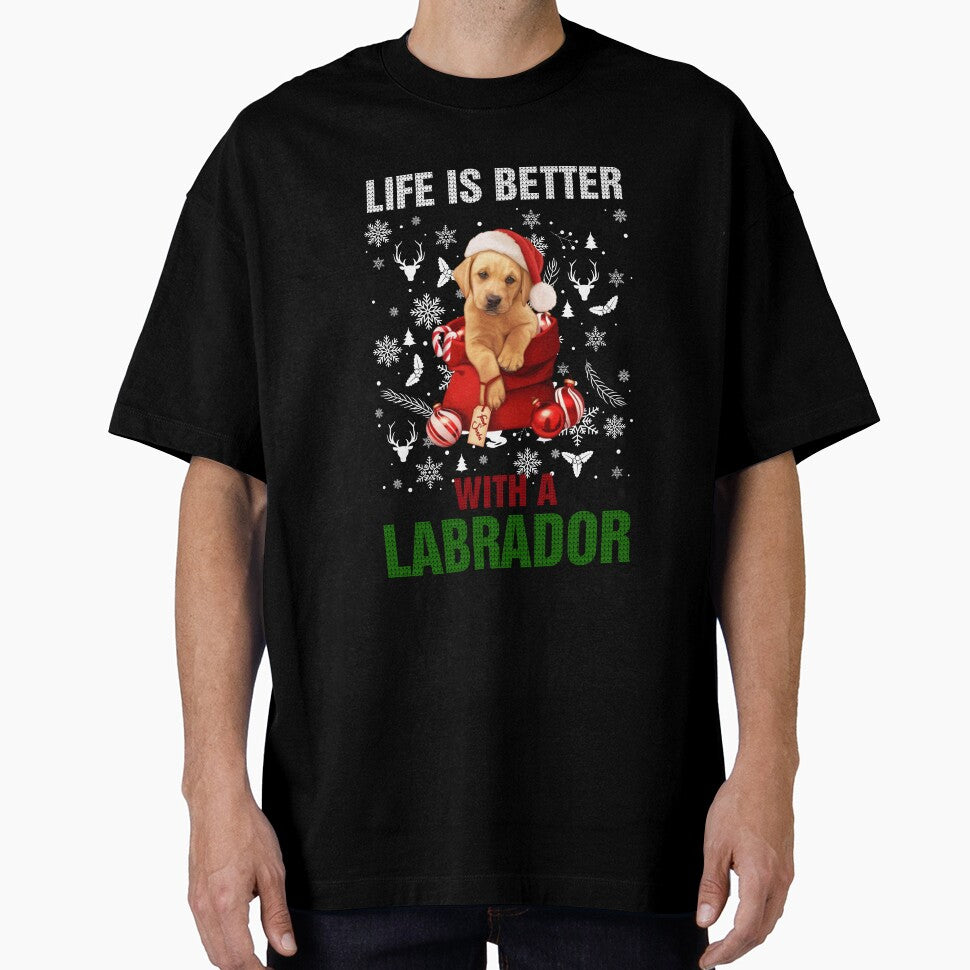 Life Is Better With A Labrador Christmas Dogs Funny by Uvi-Pro