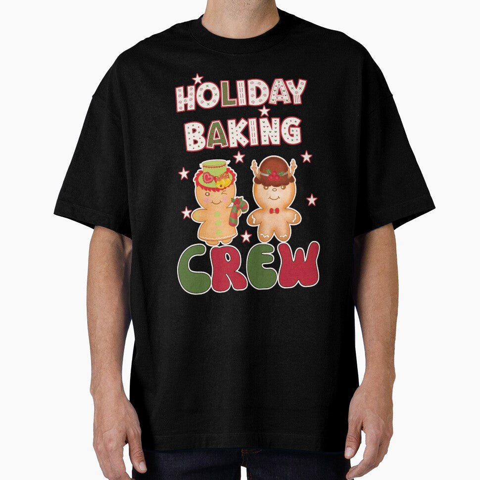 Holiday Baking Crew Cute Gingerbread Man & Woman Family Christmas Xmas Happy Holiday by JoyOfHopeStore