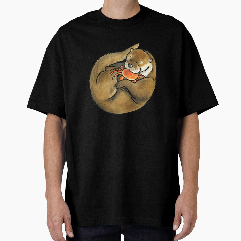 European or river otter by animalartbyjess