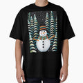 Snowman in the Woods by EnchantArtCo