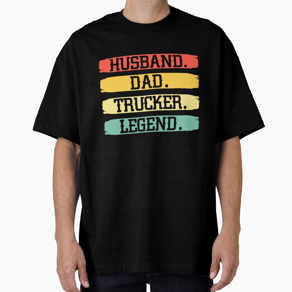 Husband Dad Trucker Legend - Vintage by Logic72
