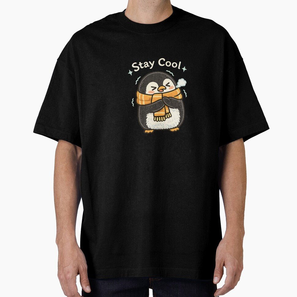 Stay Cool Cute Penguin Winter by Kleksi