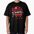 Santa's Favorite Nurse Christmas Short Sleeve by FirstTouch