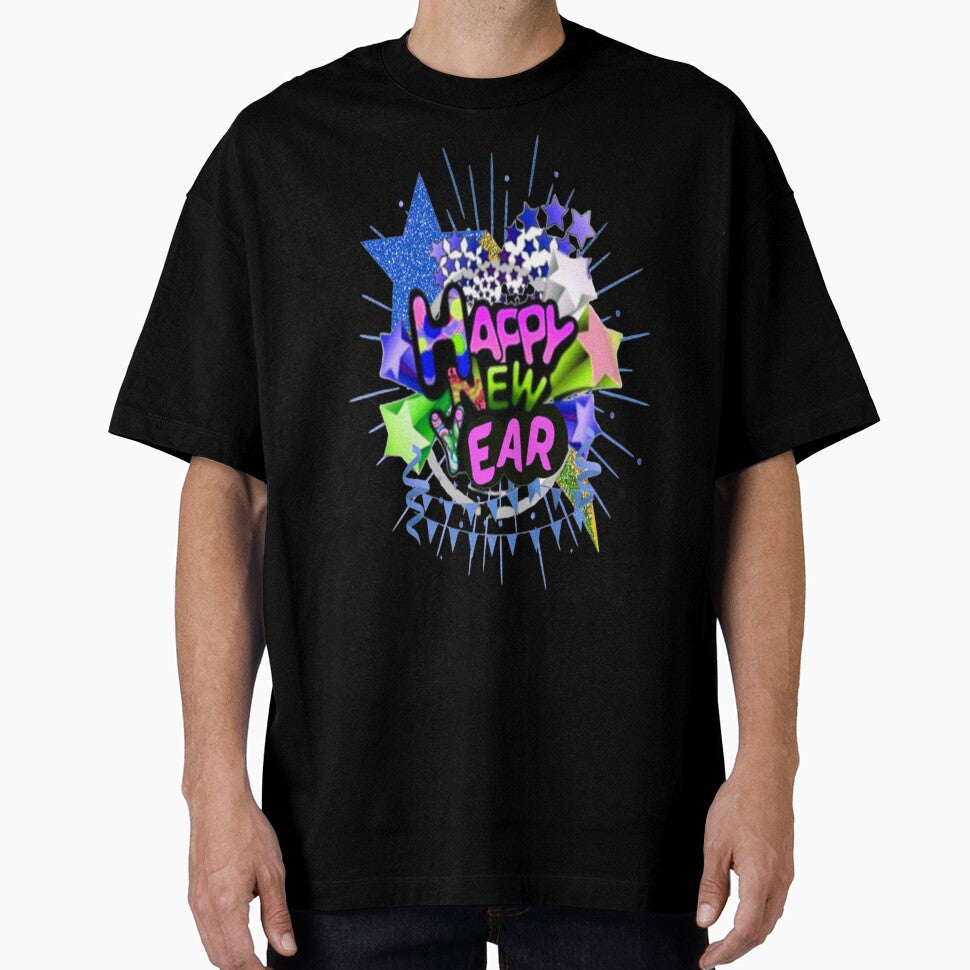 Happy New Year Stars Lettering Design,3, Howdy New Year, New Years Celebration, New Years Eve Countdown by Adri Barnard