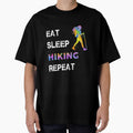 Hiking Watercolor Eat Sleep by VickyCloset