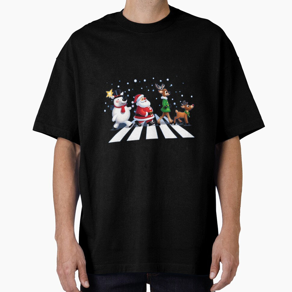Cozy Christmas Road Snowy Winter Forest Holiday Travel Art | Best Buy by Alexandre Duram
