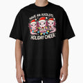 Cute Axolotl Christmas Holiday Cheer Design by DesignNadine