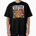 Anti Socialist Social Club Funny Political Satire for Patriotic Americans by Redgiant87x