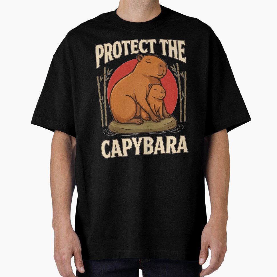 Protect the Capybara – Vintage Animal Design by No Excuses Supply