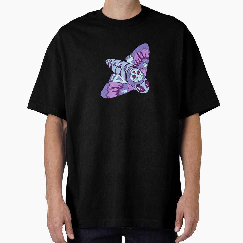 blue goth moth skull by HGothMoths