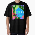 Hand Drawn Cabin with Tropical Flowers + Cowgirl hats, Cowgirl boots, Christmas Trees by Victoria Rose