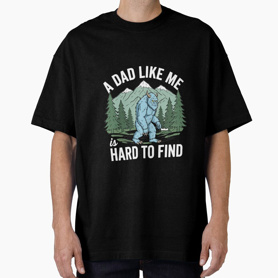 Yeti Dad Shirt Funny Cryptid Dad A Dad Like Me Is Hard To Find by Aquarius-club