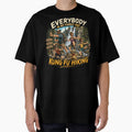 Funny Family Hiking Shirt | Everybody In My Family Was Kung Fu Hiking by EverclearDesign