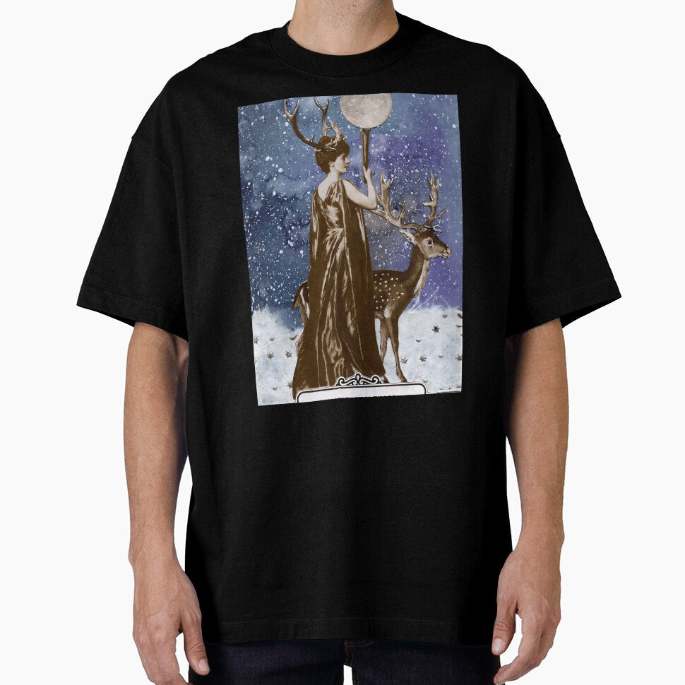 Winter Solstice Moon Goddess Postcard by dbvlpyyoazl38