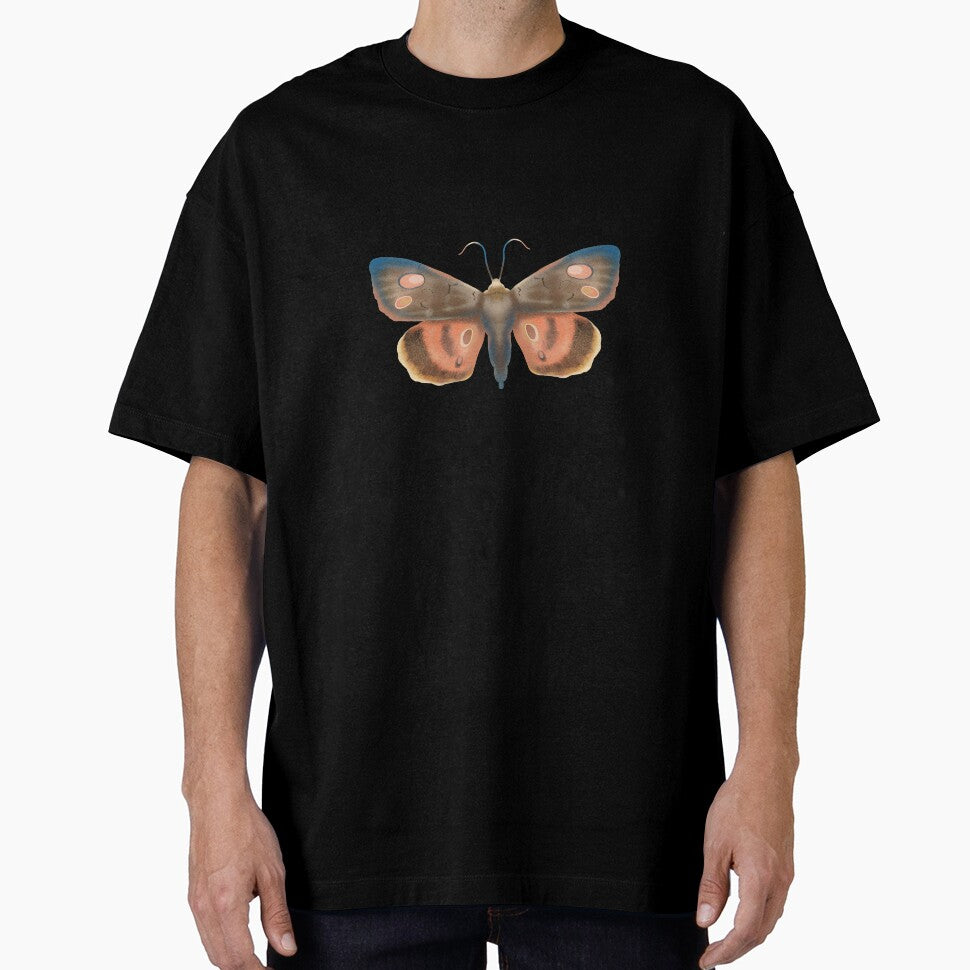 Pink and brown moth by Pacesyte
