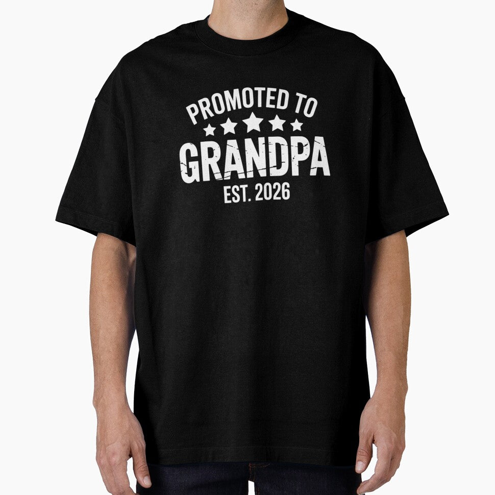 Promoted to Grandpa Est. 2026 | Grandpa Announcement Gift by Gogetgiggles