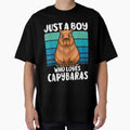 Just A Boy Who Loves Capybaras Art for Men Women Kids , Capybara Gift Lover by DZIRI NAJAT