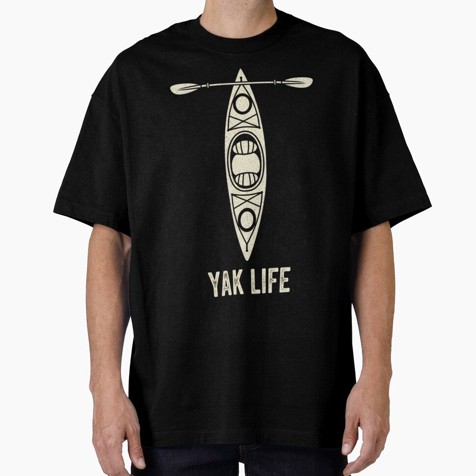 Yak Life T Shirt, Kayak Life Kayaking and Paddling by Alexis Art Collection