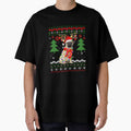 Santa Pug Dog Christmas Lights Ugly by frank3826