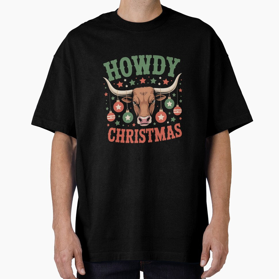 Bull Western Family Pajamas Cowboy Cowgirl Howdy Christmas by VasilisLamArt