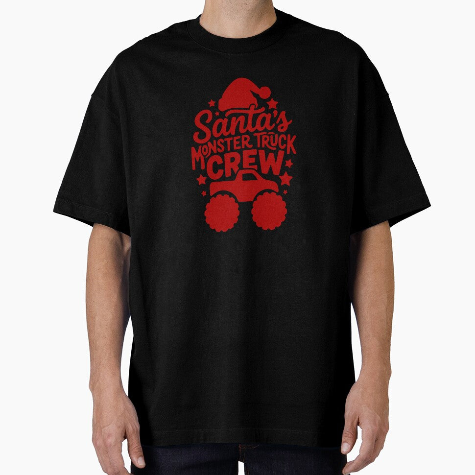 Santa’s Monster Truck Crew by theartfulaspie