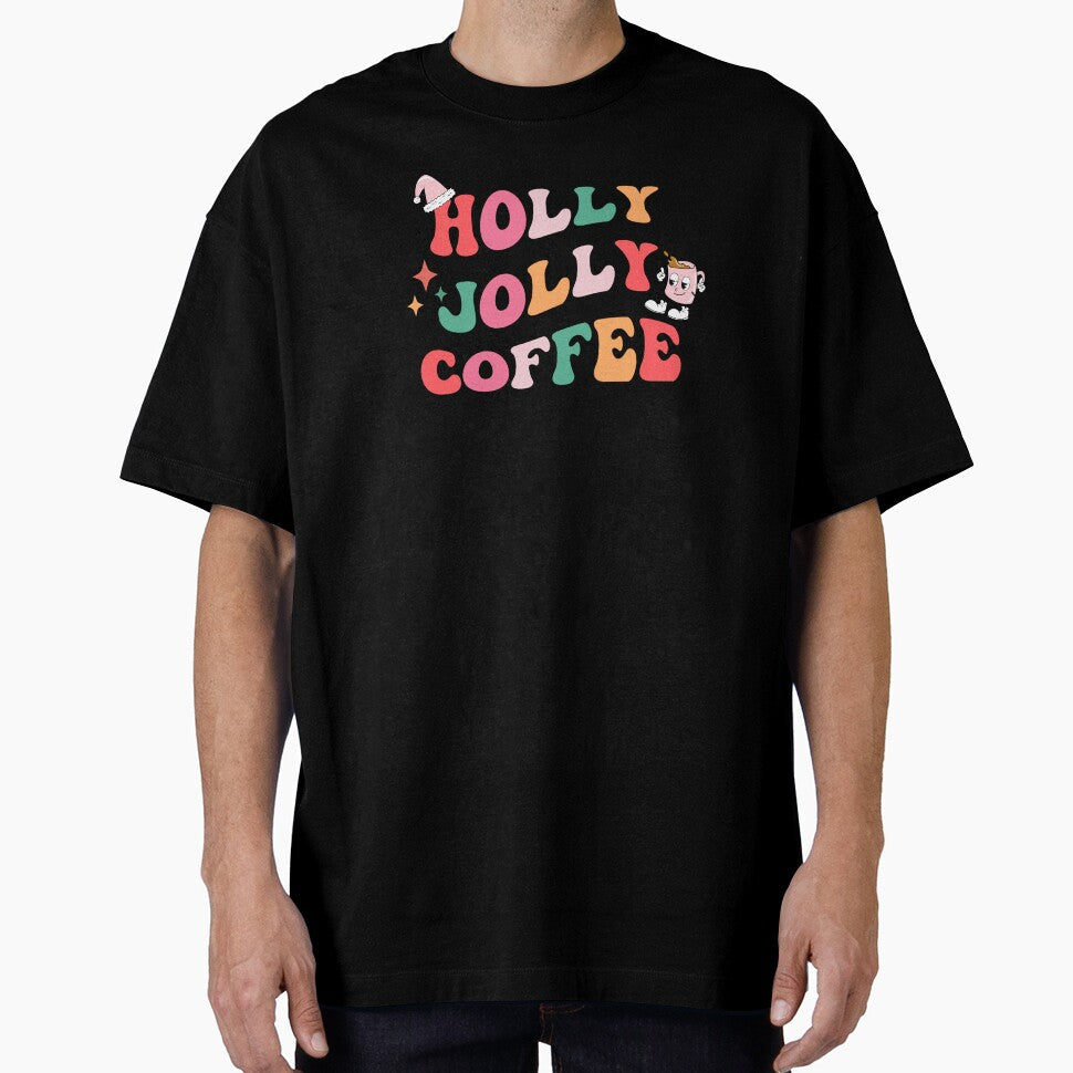 Retro Holly Jolly Coffee Christmas by HappyLifeCreate