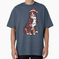Cute christmas bernese mountain dog dog illustration by Yarafantasyart
