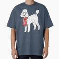 Cute christmas poodle dog illustration by Yarafantasyart