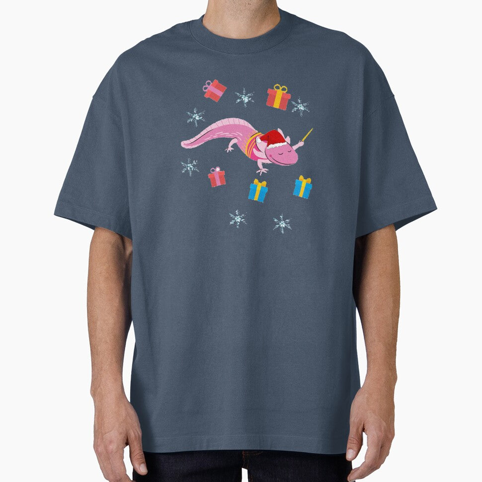 Axolotl Christmas by T-ShirtIn85
