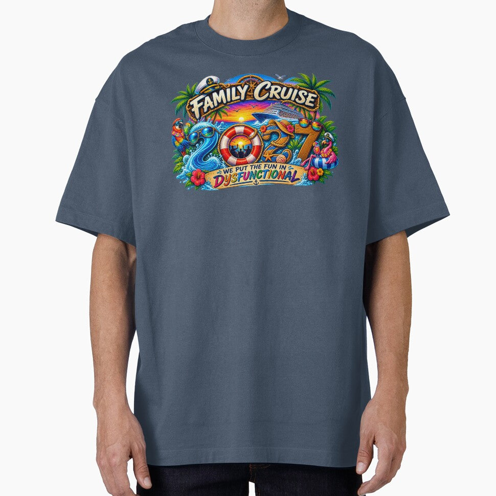 TRAVEL COLLECTION - FAMILY CRUISE - 2027 - WE PUT THE FUN IN DYSFUNCTIONAL v2 by WheelieGdArt