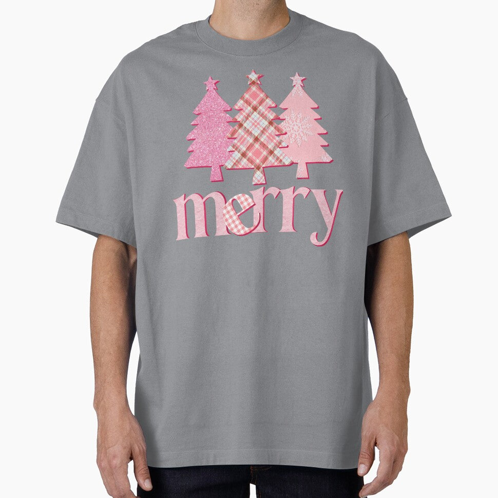 Merry Pink-Themed Christmas Trees by Fancyc