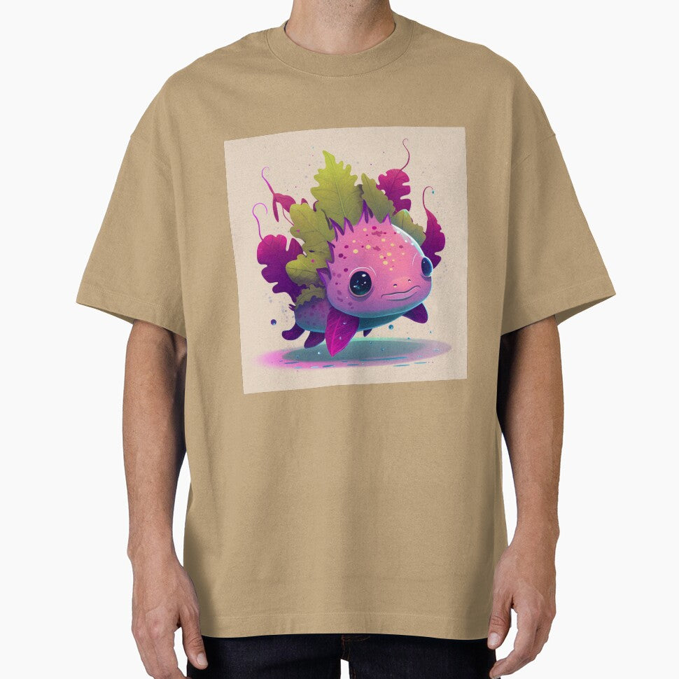 Pink Cute Axolotl - axolotl art by wildlifezen