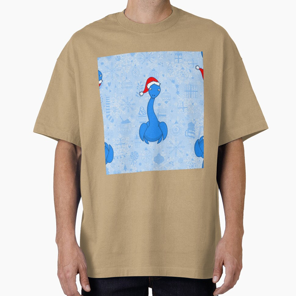 blue christmas santa claus Loch ness Monster by Gossip Rag