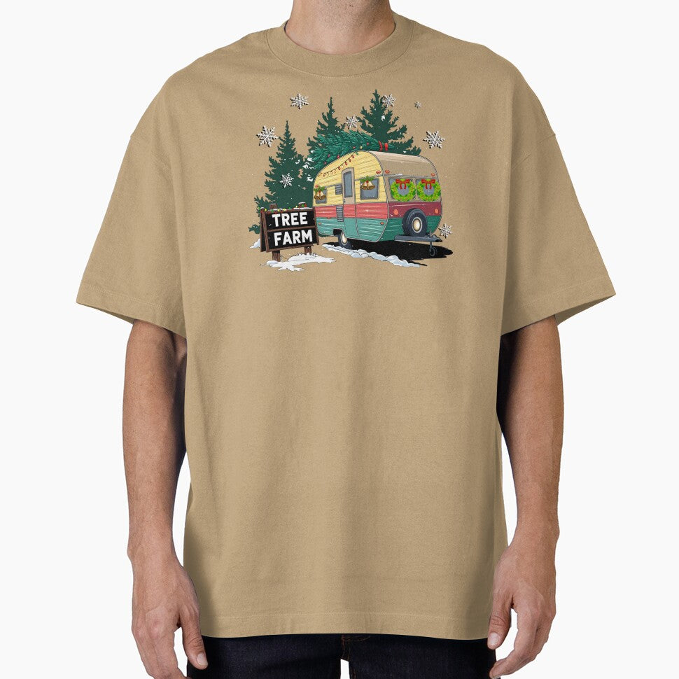 Christmas Tree Farm Retro Camper by Cute & Sassy Custom Gifting Boutiques