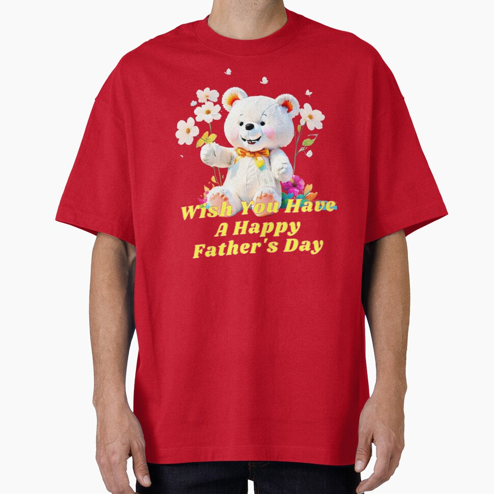 Wish You Have A Happy Father's Day - White Polar Giving A Flowers by ShopULove