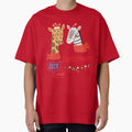 Lets Talk Christmas - Zebra and Giraffe by Quirky Dez