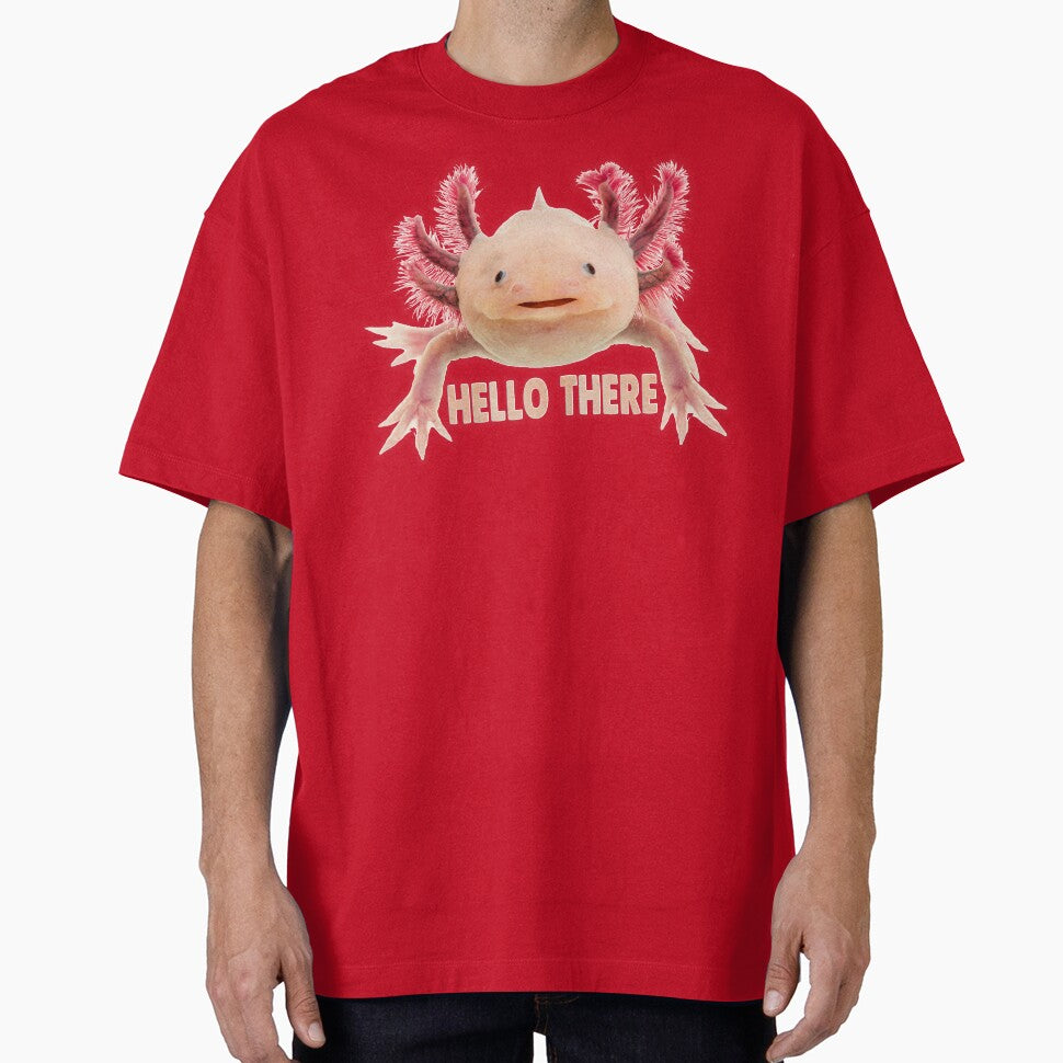 Axolotl Telling To You 'HELLO THERE' by Phantasmal-2-do
