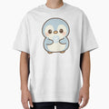 Kawaii Snowy Penguin with Tiny Snowflake by Fernova