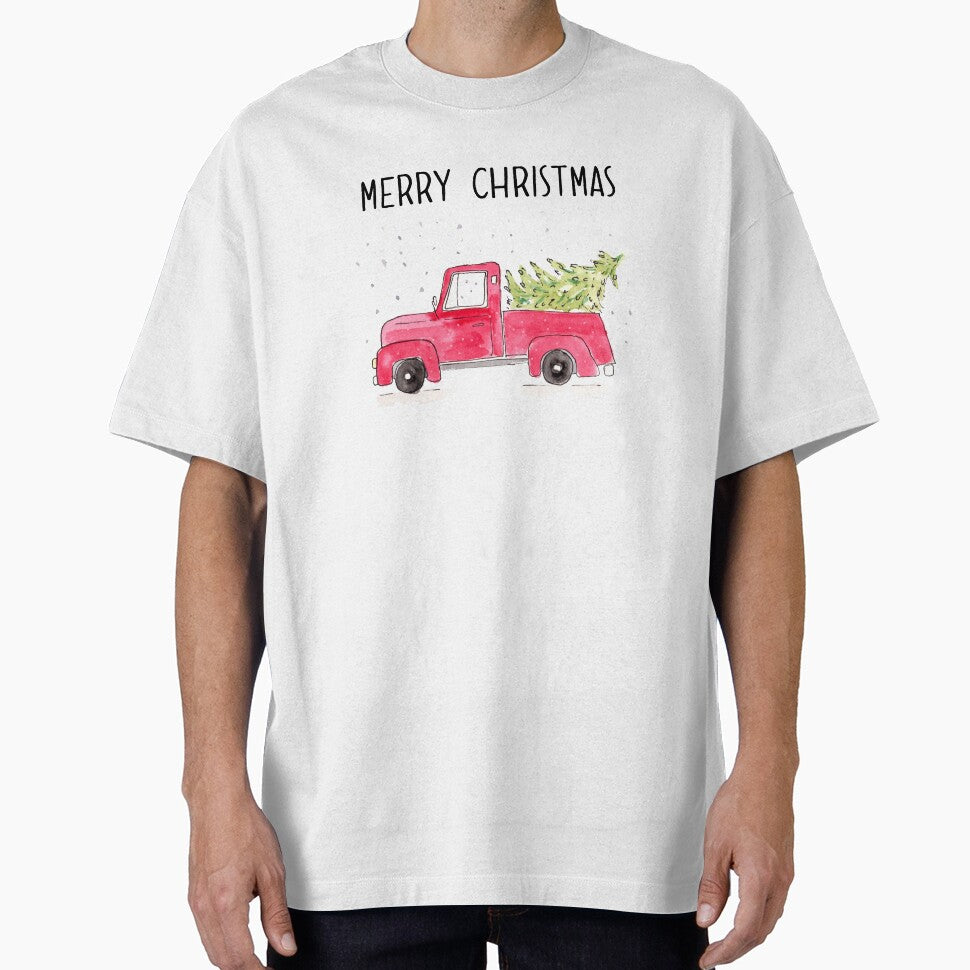 Red Christmas Truck by Harpley Design Studio