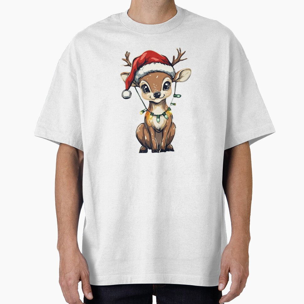 Christmas Deer Sticker by NicolasGlowArt