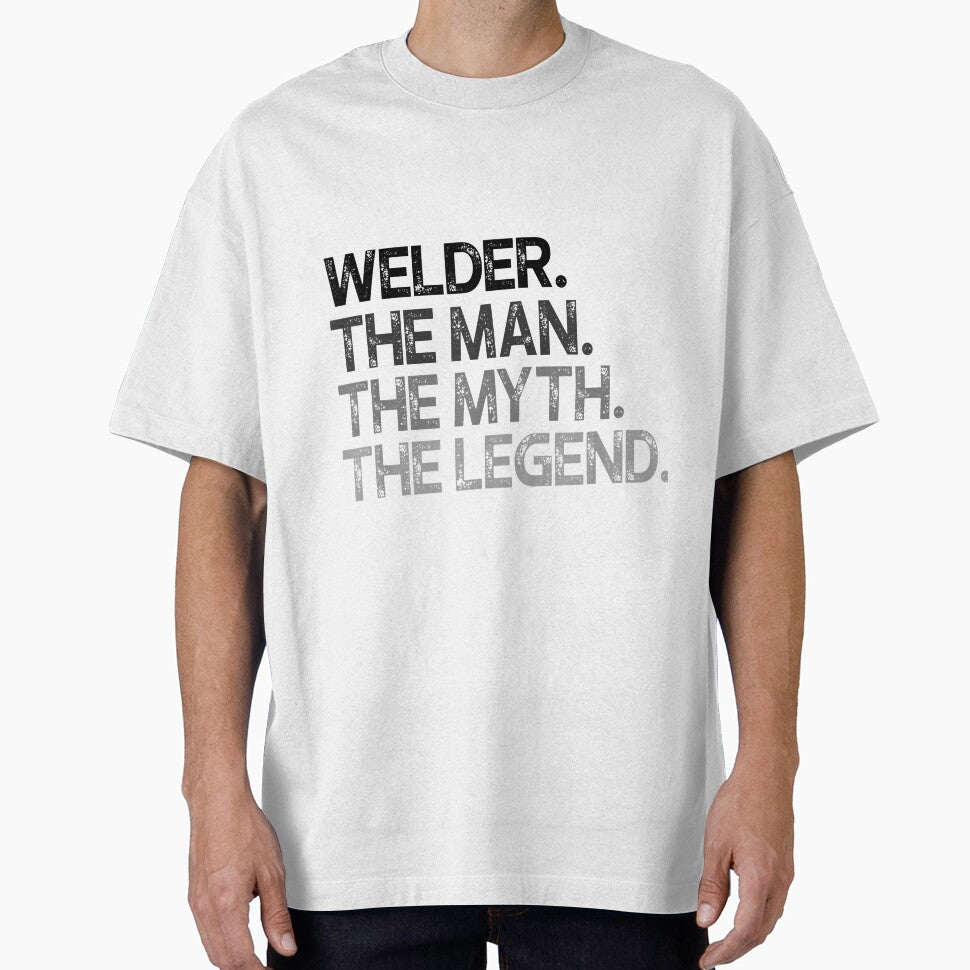 Mens Welder Gift Man Myth The Legend by GeniusDesignArt