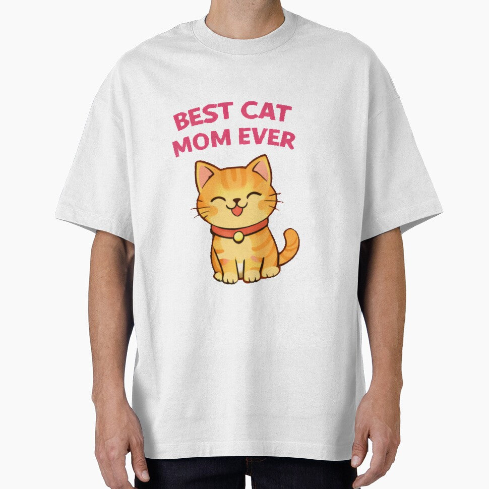 Best Cat Mom Ever Cute Cat Design | Funny Pet Lover Gift by StyleLap