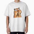 Pleading Capybara | Cute Hopeful Kawaii Capybara Sticker & Funny Animal T-Shirt by Atum&Art