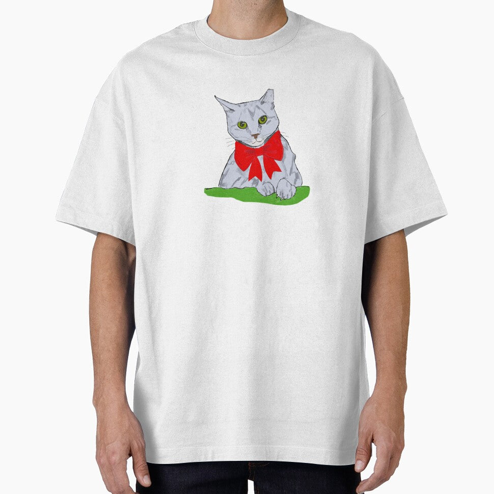 Merry Christmas Cat by Polky Art