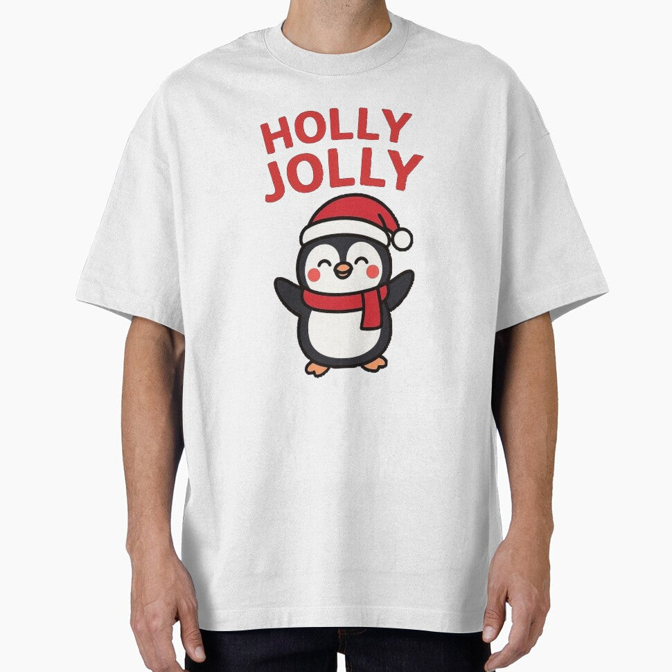 Holly Jolly Penguin | Cute Kawaii Christmas Penguin | Festive Holiday Winter Design by StyleLap