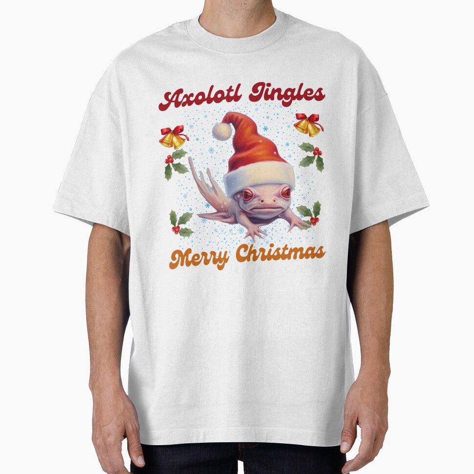 Christmas Axolotl by ishitastore08