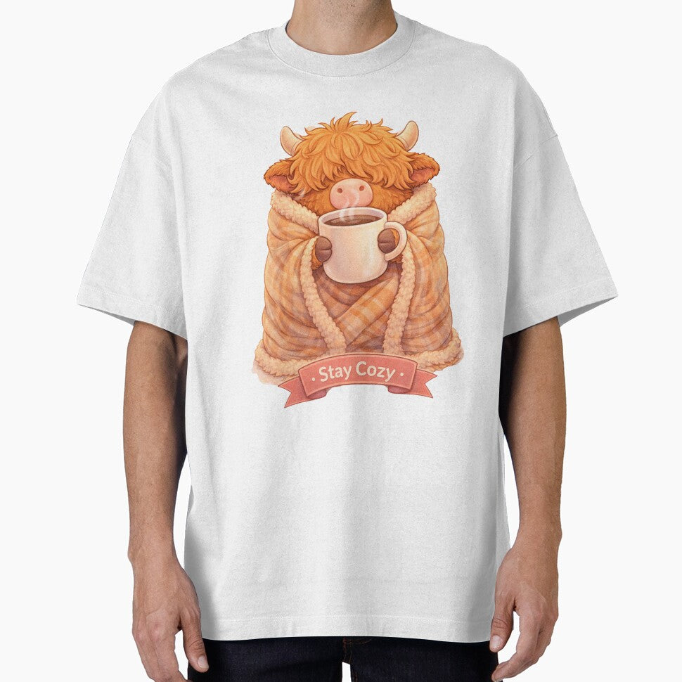 Stay Cozy – Highland Cow by Creative and Humorous Arts